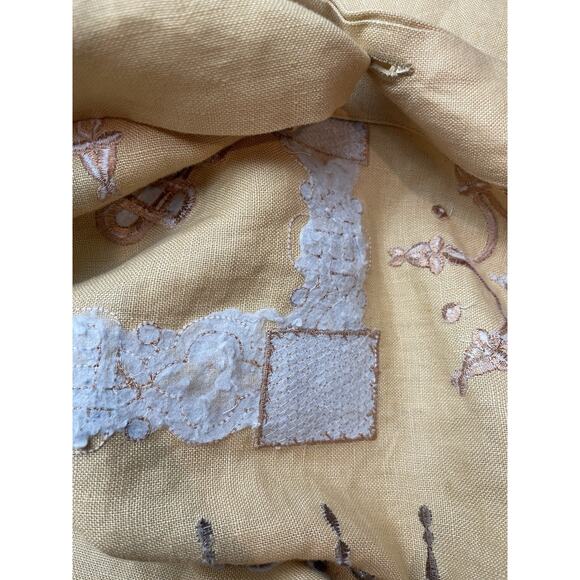 Prestige Men’s Wide-Leg Linen 2-piece Pant Set Sz L Pants 36 Pockets - Picture 8 of 16